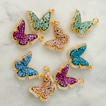 Colorful Butterfly Charm