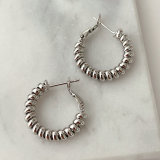 Twist Hoop Earrigs CMEADL-2439439