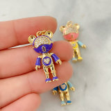 Enamel Bear Pendant