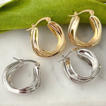 Fashion Metal Hoop Earrings CMEADL-2439478