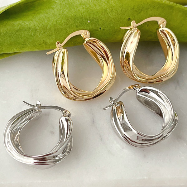 Fashion Metal Hoop Earrings CMEADL-2439478