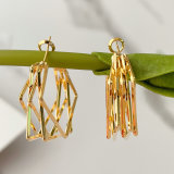 Geometric metal Earrings CMEADL-2439576