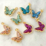 Colorful Butterfly Charm