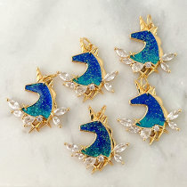 Blue Unicorn Charm