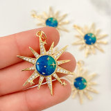 Blue Enamel Star Charm