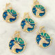 Blue Deer Charm