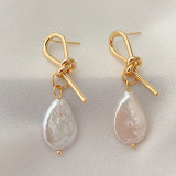 Pearl Drop Earrings CMEADL-2441008