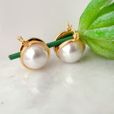 Double Pearl Earrings CMEADL-2441008