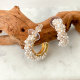 Simple Pearl Hoop Earrings CMEADL-2441021