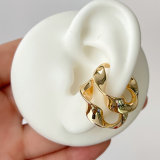 Metal twist Ear Cuff ( pair )