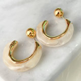 Moon Acrylic Earrings CMEADL-2426413