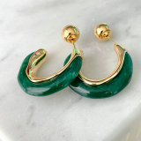 Moon Acrylic Earrings CMEADL-2426413