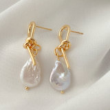 Pearl Drop Earrings CMEADL-2441008