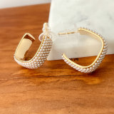 Square Pearl Earrings CMEADL-2440983