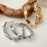 Fashion Square Hoop Earrings  CMEADL-2445662