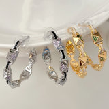 Fashion Square Hoop Earrings  CMEADL-2445662