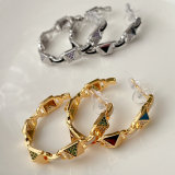 Fashion Square Hoop Earrings  CMEADL-2445662