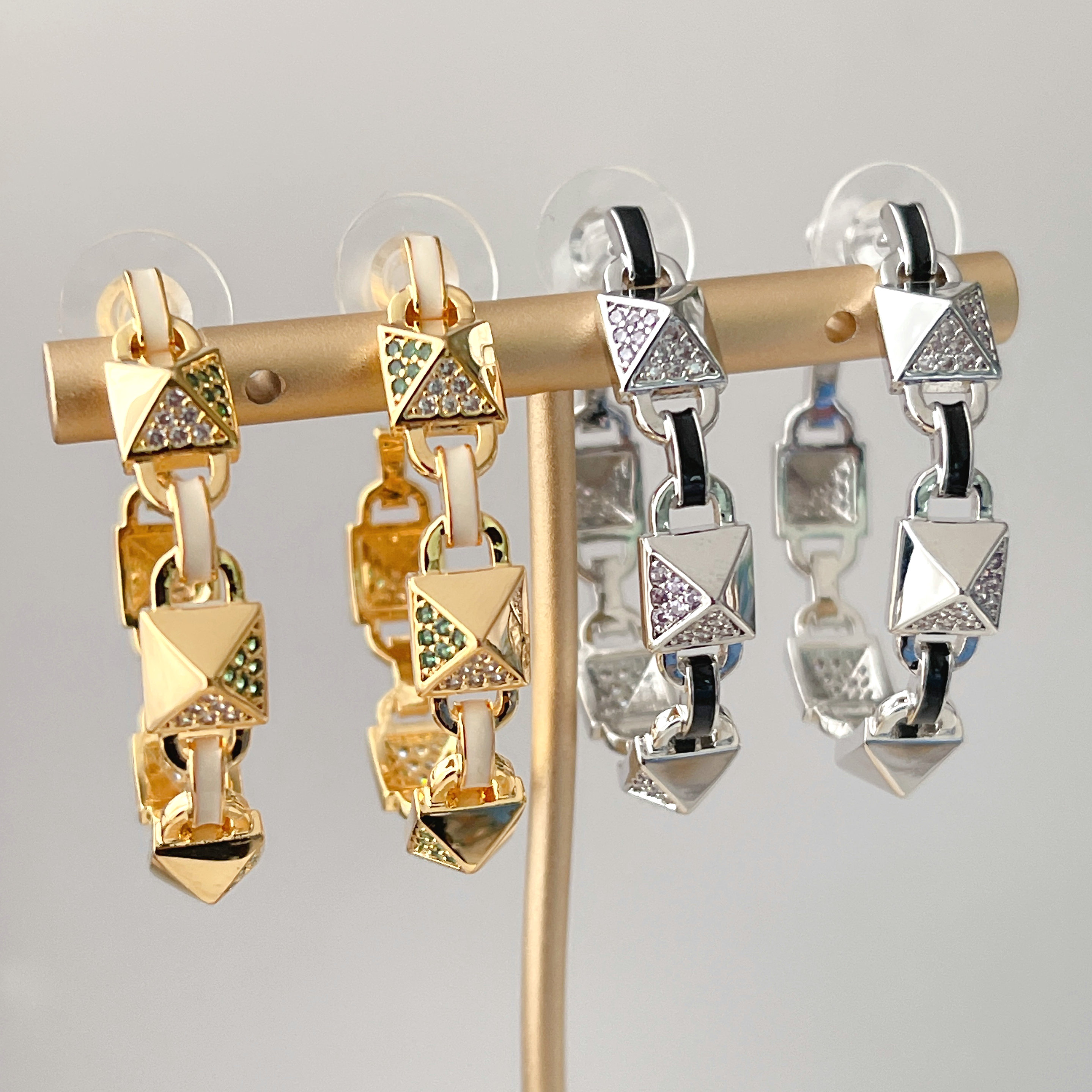 Fashion Square Hoop Earrings  CMEADL-2445662
