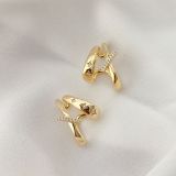 Fashion Zircon Ear Cuff ( Two Piece )