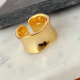 18K Gold Plated Adjustable Wave Ring