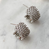 Half Moon Zircon Earrings CMEADL-2446972
