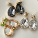 Water Drop Crystal Earrings CMEADL-2446919