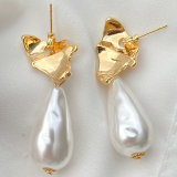 Long Drop Pearl Earrings CMEADL-2446933