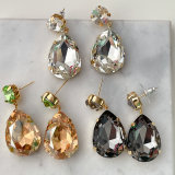 Water Drop Crystal Earrings CMEADL-2446919
