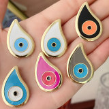 Water drop enamel Eye Pendant