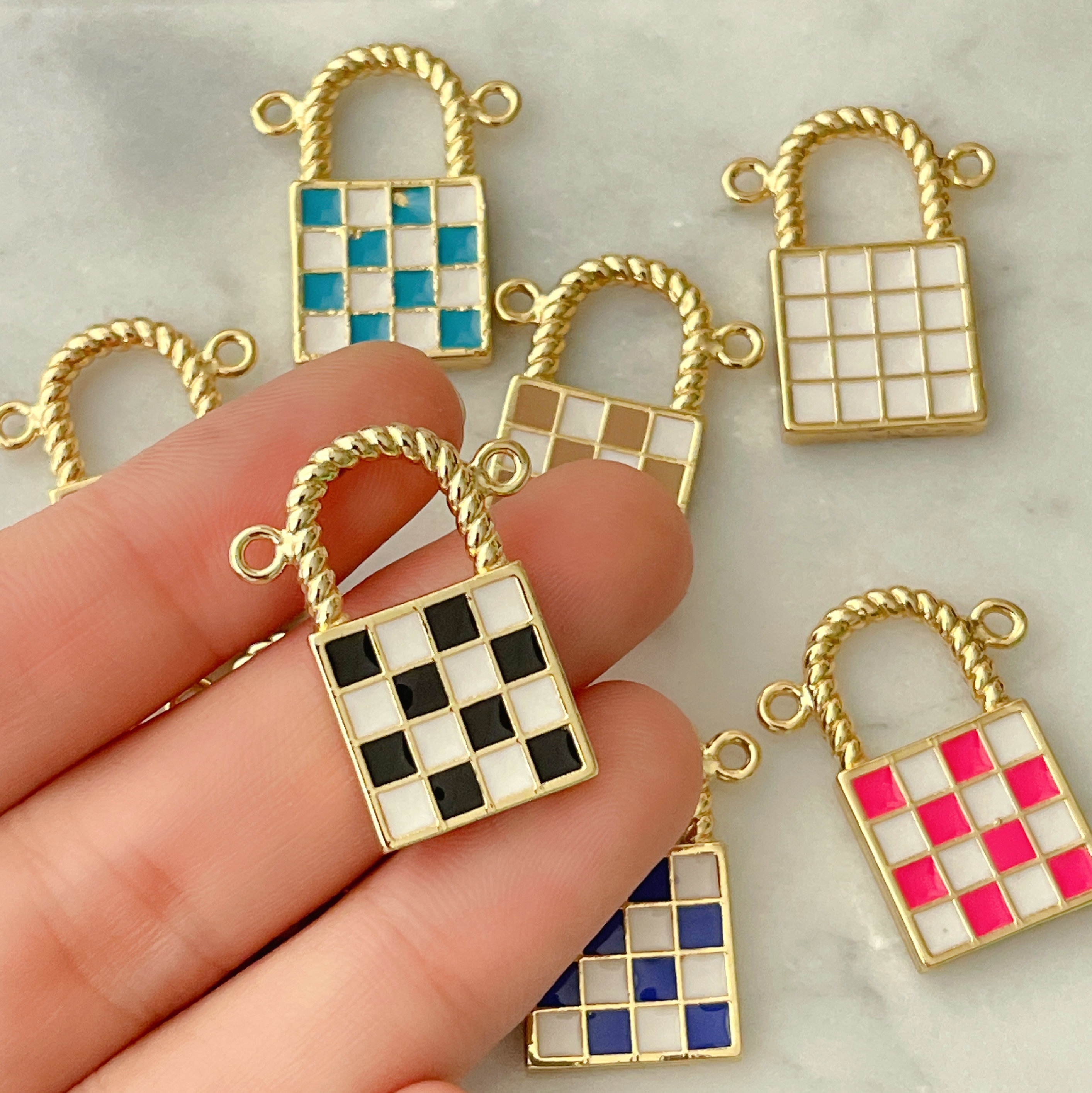 Enamel Locker Pendant