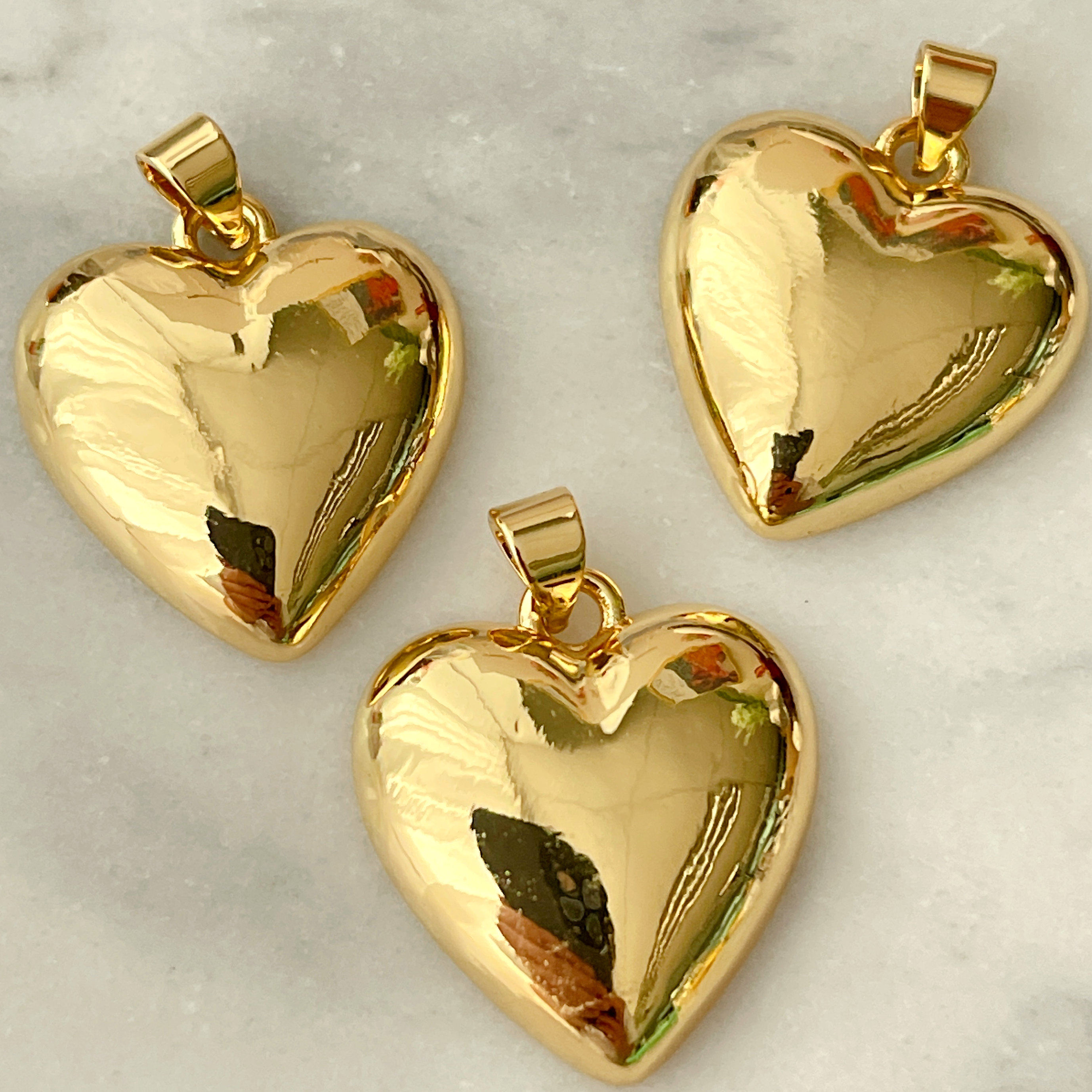 Simple Metal Heart Pendant