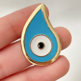 Water drop enamel Eye Pendant