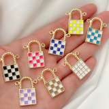 Enamel Locker Pendant