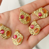 Water Drop Gemstone Charm