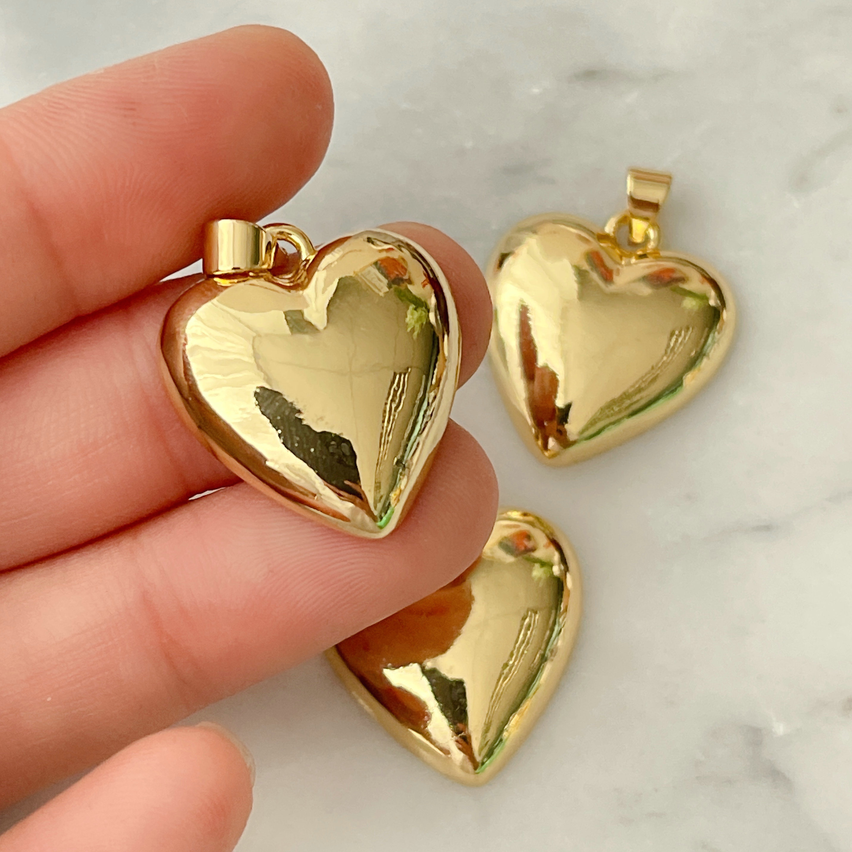 Simple Metal Heart Pendant