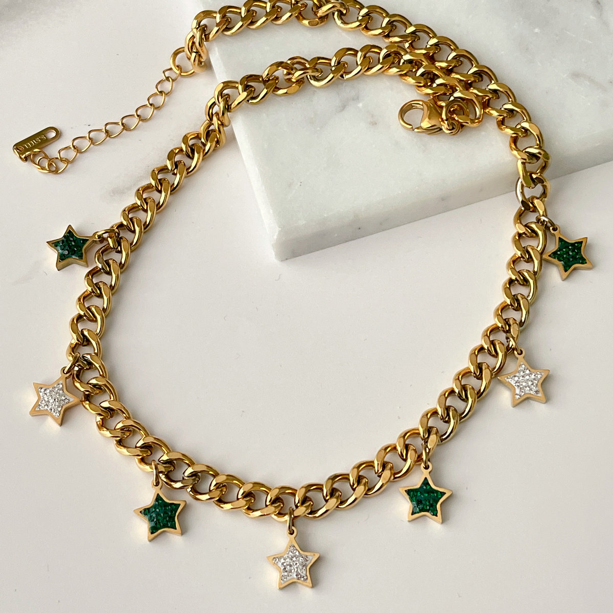 Stainless Steel Star Charm Necklace