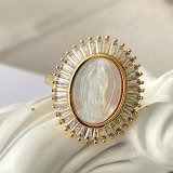 Virgin Mary Adjustable Ring