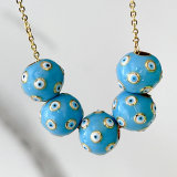 Blue Eye Ball Charm