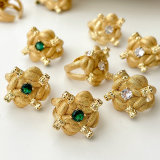 Flower Metal Adjustable Ring