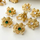 Flower Metal Adjustable Ring