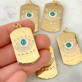 Blue Eye Tag Pendant