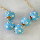Blue Eye Ball Charm