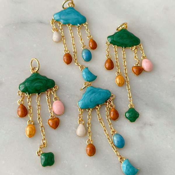 Cloud Tassel Pendant
