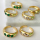 Fashion Zircon Adjustable Ring