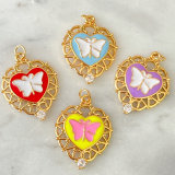 Enamel Butterfly Charm