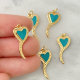 Blue love balloon Charm