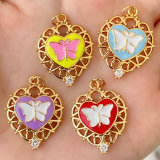 Enamel Butterfly Charm