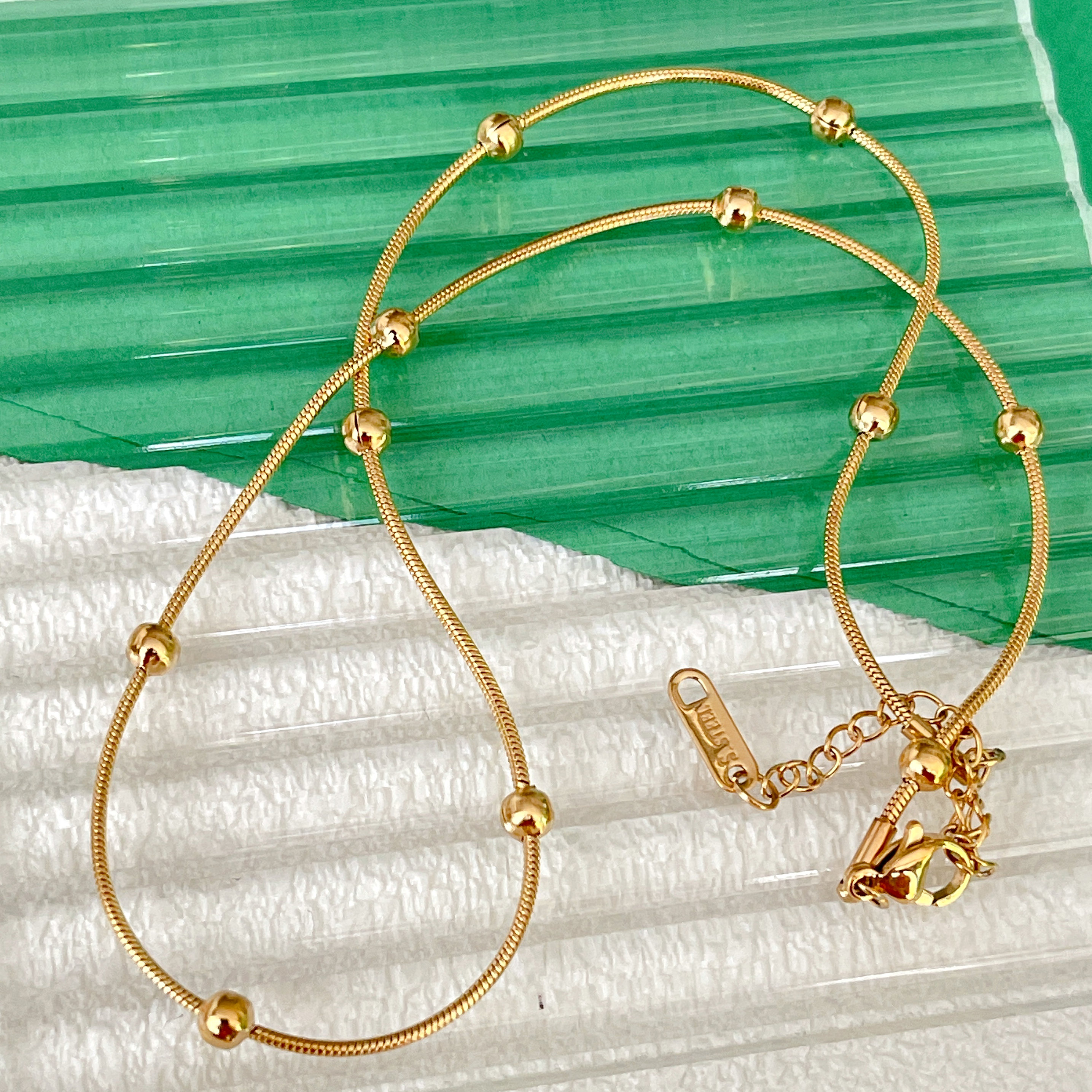 Stainless Steel Ball Chain Necklace