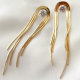 Long Herring Bone Earrings