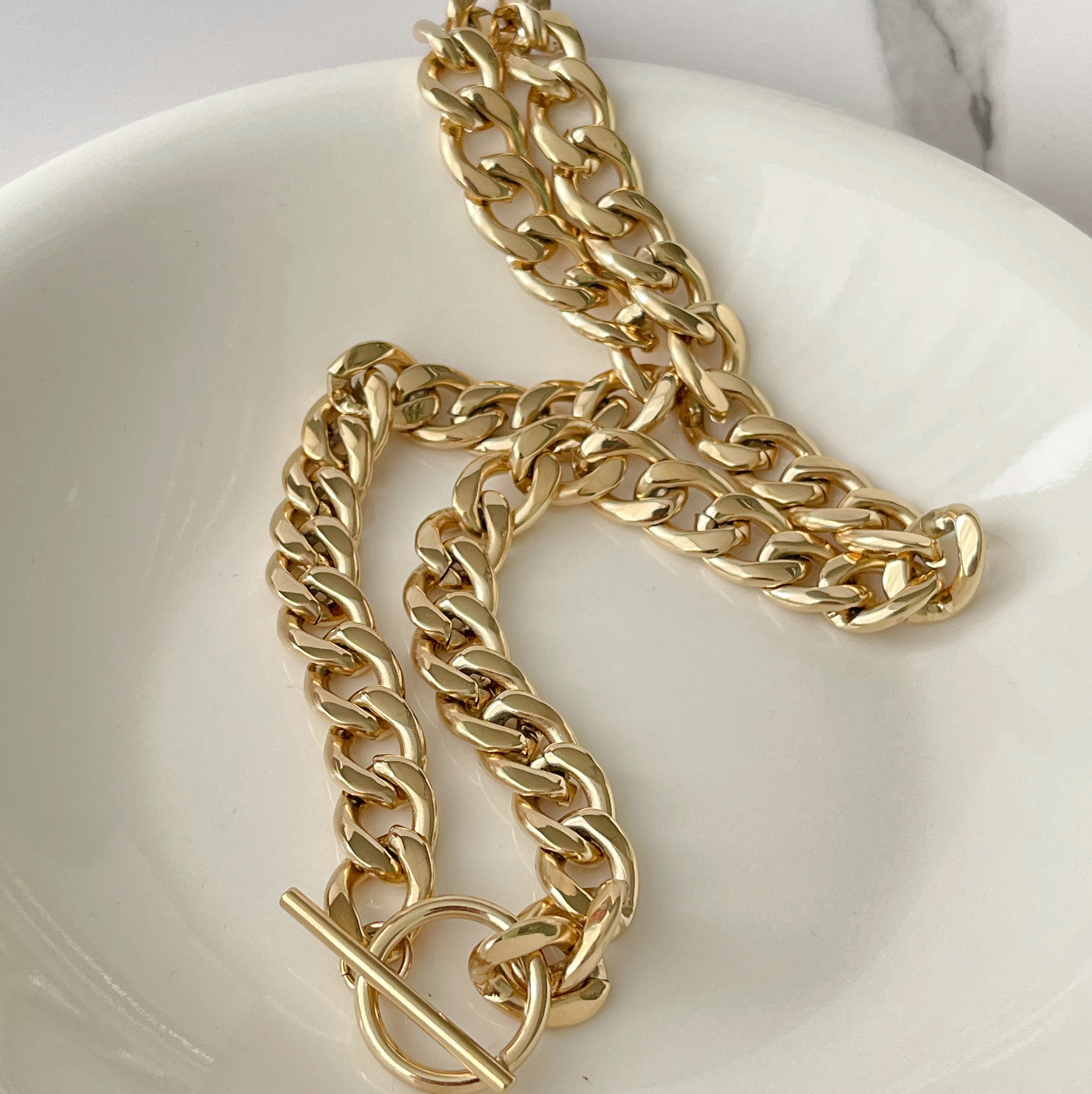 Stainless Steel Big Cuban Chain Necklace
